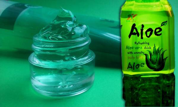 Difference jus gel Aloe Vera